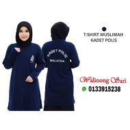 TSHIRT MUSLIMAH KADET POLIS