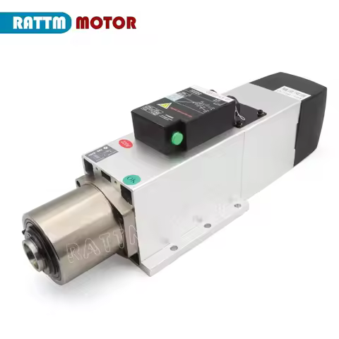 4.5kw BT30 Automatic tool changer CNC kit Square ATC spindle Air cooled Cooling spindle Motor with 5