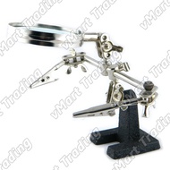 Full Metal Helping Hand Magnifier