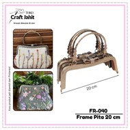 FR-040 | 20x9 CM | Bag Frame | Clasp Frame Bag | Bag Brace | 20 x 9 CM