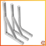 Stainless Steel Tripod Thickened Load-Bearing Wall Shelf Support Wall Mount Storage Bracket Wall Partition Support Frame-Metal L Bracket / L Bracket / L Angle Bracket