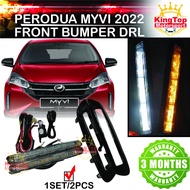PERODUA MYVI 2022 MYVI NEW OEM FRONT BUMPER LED DAYLIGHT LED DAYTIME WITH RUNNING SIGNAL LIGHT