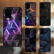 Oppo A94 phone case with black border Gaming pattern