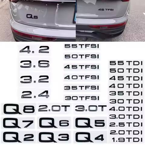For Audi Q2 Q3 Q4 Q5 Q6 Q8 Q7 Model 1.9 2.0 2.5 3.0 4.0 5.0TDI 30 35 40 45 50 55TFSI Version 2.0 3.0