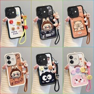 Casing OPPO A3 A3X A5i Cute Leather 3D Doll Soft Silicone Phone Casing BBPW2
