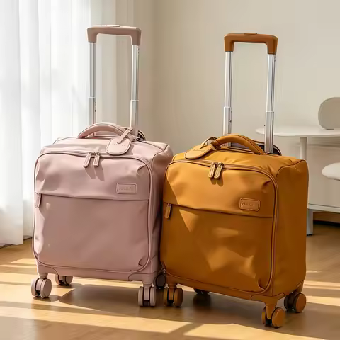 Ultra-light waterproof Oxford cloth 16-inch short-haul suitcase, silent universal wheel, advanced tr