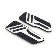 คู่รถจักรยานยนต์สีดำที่วางเท้าที่วางเท้า Footboard สำหรับ Yamaha T-MAX 560 T-MAX560 TMAX 560 TMAX560