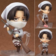 Attack on Titan Anime Figure Levi Ackerman Cleaning Ver Anime Manga Statue Action Figure Q Version M