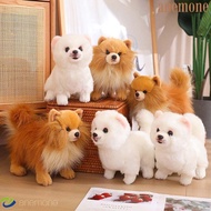 ANEMONE Simulation Pomeranian Dog, Real Life Standing Pomeranian Plush Toy, Lovely Pet Doll Fluffy H