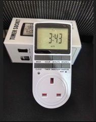 全新 電子定時插座定時器 開關大功率倒計時