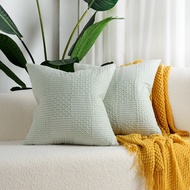 Cushion Cover 45x45 30x50cm Cotton Thread Geometry Pillow Case Cover Knitting Nordic Cushion Case Th