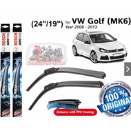 Bosch Aerotwin Plus Multi Clip Wiper Set for Volkswagen Golf MK6 (24"/19")