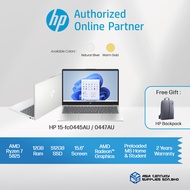 HP Laptop 15-fc0445AU / 15-fc0447AU 15.6-inch Notebook / Ryzen 7-5825U(Copilot) / 12GB / 512GB SSD /