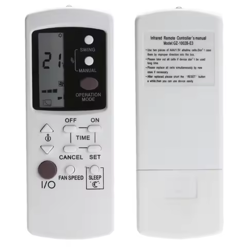 Universal Air Conditioner Remote Control Replacement for Galanz GZ 1002A-E3 GZ-1002B-E1 GZ-1002B-E3 