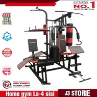 J3 BRANDS LIFESPORT(ORIGINAL)HOME GYM 4 SISI LEGPRES ALAT LATIHAN BEBAN MULTIPUNGSI FITNES GYM