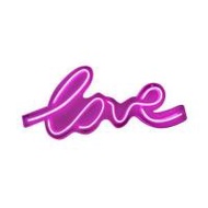 ป้ายไฟ LED CARINI LOVE สีขาว/ชมพู (1316011)