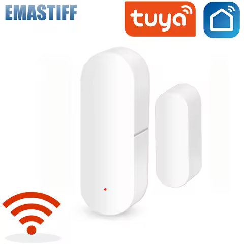 Tuya Smart Home Sound/APP Alarm WIFI Door Sensor Door Open Detectors Security Alarm System Home Secu