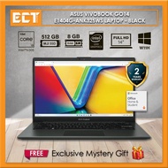 Asus VivoBook Go14 E1404G-ANK325WS Laptop (i3-N305 3.80GHz,512GB SSD,8GB,Intel ,14" FHD,W11, HS) - B