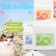 6L Tofu Cat Litter Sand Cat Litter Bentonite for Kitten Bentonite Cat Litter Natural Deodorization