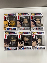 清屋 Funko pop Bleach Kon Uryu Ishida Sosuke Aizen Byakuya Kuchiki Kenpachi Zaraki Chase Keychain 死神 漂