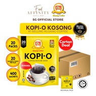 Kluang Coffee Cap TV Kopi-O Kosong 10gm x 20pkts x 400sachets [Carton Deal] - by Food Affinity