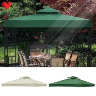 Garden Gazebo Top Cover 3x3M Canopy Replacement Pavilion Roof 2 Tier  for Outdoor Camping Garden SHO