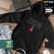 Children's Cotton Everyday SUPERHERO SPIDERM4N Hoodie Sweater 270g Grammage 4 - 15 years Premium Cot