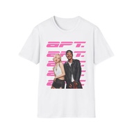 Malaysia Local Stock Fashion Kaos Rose APT T-Shirt Bruno Mars Shirt Rosé & Bruno Mars New Song APT M