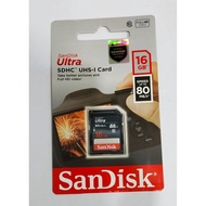 Sandisk SDHC 16 GB / 80 Mbps Memory Card