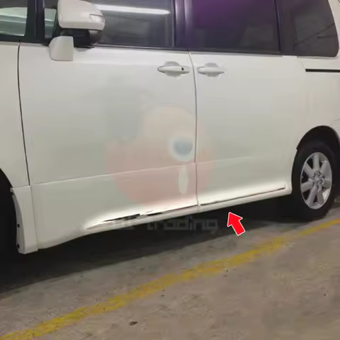 4pcs SUS304 Stainless Steel Door Side Trim Garnish Cover Car Styling Accessories For Toyota Voxy 70 