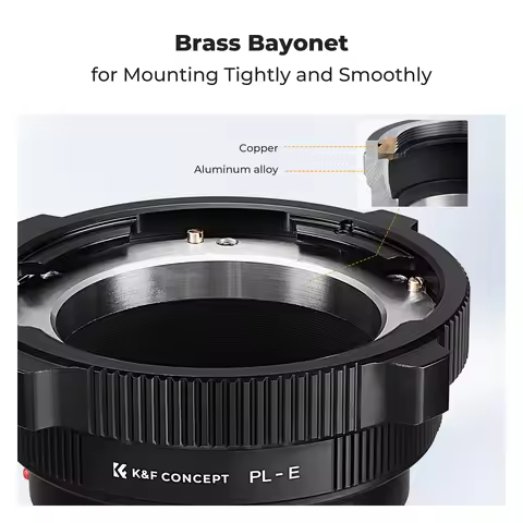 K&F Concept PL-E PL-L PL-EOS R Camera Lens Mount Adapter for PL Lens to Canon Sony E/NEX Canon EOS R