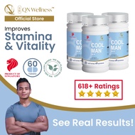 [Super Value Pack] QN Wellness - Cool Man™ - 100% Plant Based - 60 Tablets x 3 Boxes