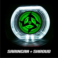 12volt 4,5 inch Rotating Motion Sharingan Lamp Universall All Motors V40