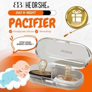 He Or She Day & Night Pacifier NewBorn Silicone Soother Pacifier Chain Puting Baby chain clip Cutie 