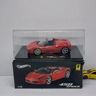 Hot Wheels Elite Ferrari 458 Spider 1:43 Limited Edition 2012 Hotwheels