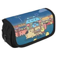 Bugcat Capoo Double-layer multi-functional retractable pencil case Large capacity pencil case contra