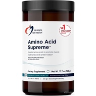 Designs for Health Complete Amino Acid Powder with BCAAs - Amino Acid reme,  Punch (30 Servings / 36