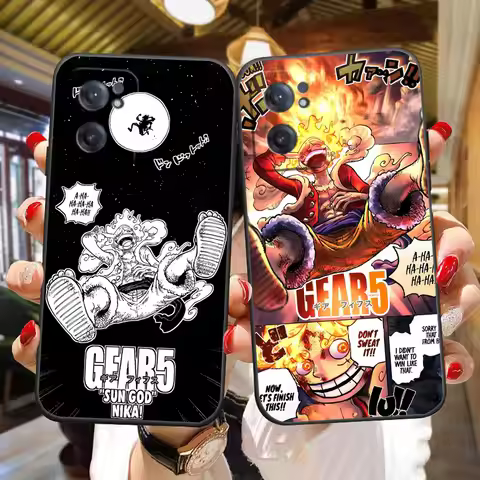 One P-Piece Gear 5 Luffy Phone Case For iphone Apple 17 AIR 17E 16E 16 15 14 13 12 11 Pro Max XR 8 7