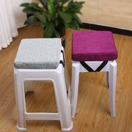 Square Stool Plastic Stool Cushion Square Shape Clothing Factory Chair Cushion Children's Heightened