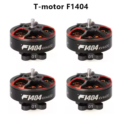 T-motor F1404 4-6s 2900kv 3800kv 4600kv 3-4s Brushless Motor 1.5mm Shaft For Rc Fpv 2.5-4inch Cinewh