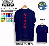 Kaos Baju ANIME HOKAGE NANADAIME NARUTO UZUMAKI YONDAIME MINATO