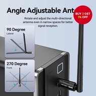 Vention WiFi6 USB WiFi and Bluetooth Adapter, Dual Band 5GHz/24GHz, 600Mbps, Audio Receiver and Tran