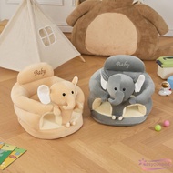 Aay-Baby Sitting Chair Cute Elephant Infant Lounger Floor Seat Baby Learning to Sit Chair for 4 Mont