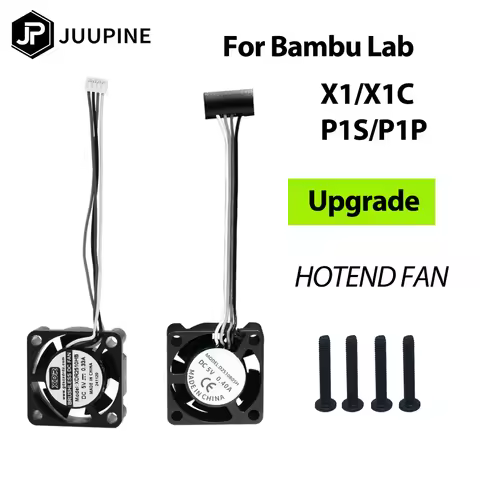 Hotend Cooling Fan For Bambu Lab X1 P1P Series 2510 With Cable Rapid Cooling Fan For Bambu X1C /P1S 