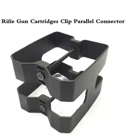 NEW Rifle Dual Magazine Coupler Link Clip Pouch for AR15 M4 HK416 5.56mm Magazine Mag Coupler Speed 