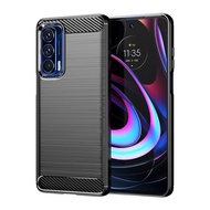 Ốp Lưng Điện Thoại Motorola Edge 5G UW 2021 Chống Trượt Chống Vân Tay Chống Rơi Bằng Sợi Carbon Mờ B