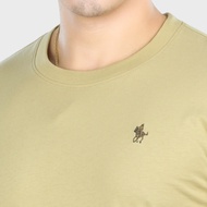 GALLOP : เสื้อคอตตอนคอกลม Crew Neck Basic Tee รุ่น GNP9000 สีน้ำตาลอ่อน