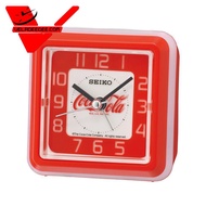 นาฬิกาปลุก เครื่องเดินเรียบไร้เสียงรบกวน SEIKO Coca-Cola รุ่น QHE906R (สีแดง)  สินค้ารับประกันศูนย์ 