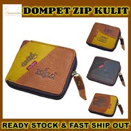 Dompet Zip LELAKI 100%Kulit Lembu Original Lelaki /Ready Stock In Malaysia ZIP WALLET COW LEATHER ME