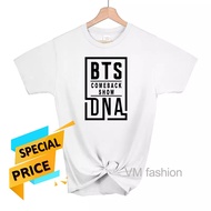 BTS DNA T-SHIRT FOR WOMEN AND MEN SHORT SLEEVE S-XXL OVERSIZE/ DISTRO T-SHIRT JUMBO KOREAN T-SHIRT